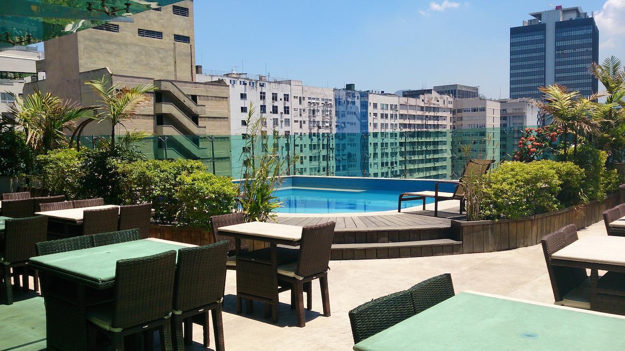 Hotel Atlantico Tower Rio de Janeiro Exteriör bild Rooftop pool of a hotel in Santiago de Chile